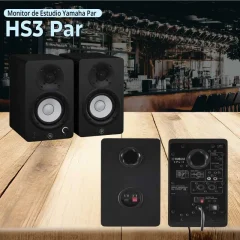 monitor de estudio yamaha hs3 par