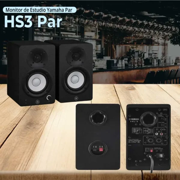 monitor de estudio yamaha hs3 par
