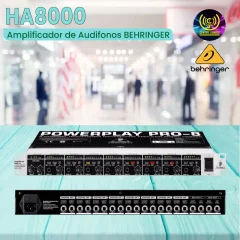 amplificador de audifonos behringer ha8000
