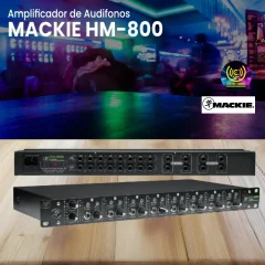 amplificador de audifonos mackie hm 800