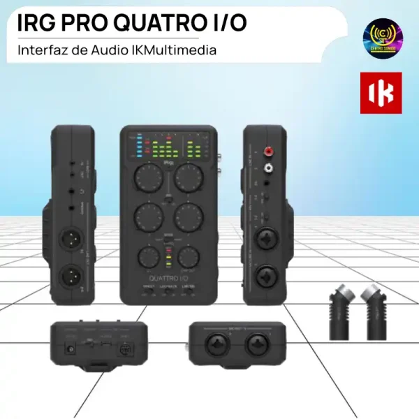 interfaz de audio ikmultimedia irg pro quatro i/o