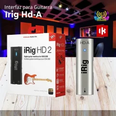 interfaz ik irig hd a guitarra