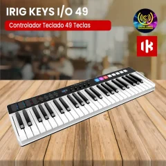 ik multimedia irig keys i/o 49 controlador teclado 49 teclas