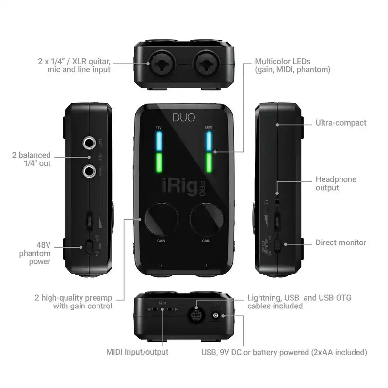 interfaz irig pro duo i/o