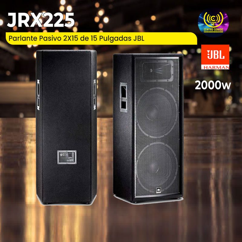 jbl jrx225 2000w parlante pasivo 2x15 de 15″ pulgadas