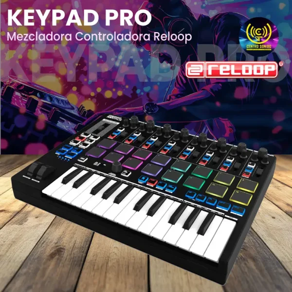 mezcladora controladora keypad pro reloop