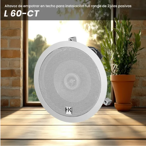 altavoz de empotrar en techo para instalación full range de 2 vías pasivas il 60 ct