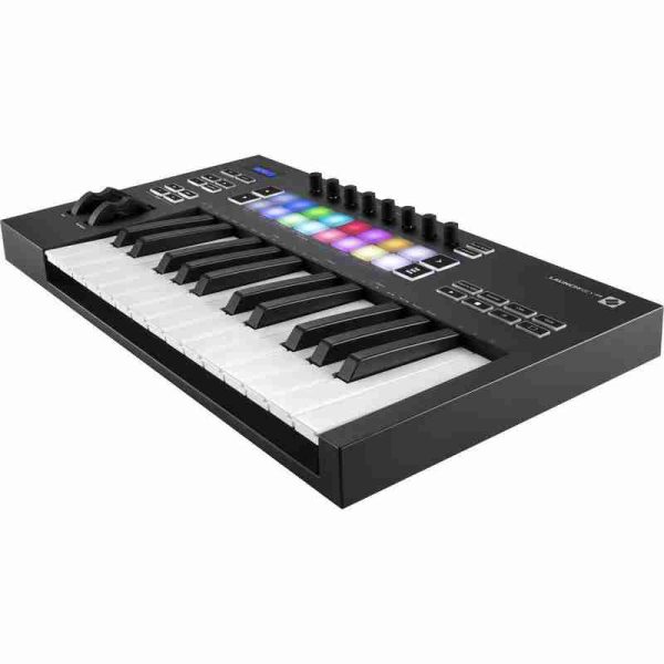 novation launchkey 25 mk3 teclado controlador midi usb (25 key)