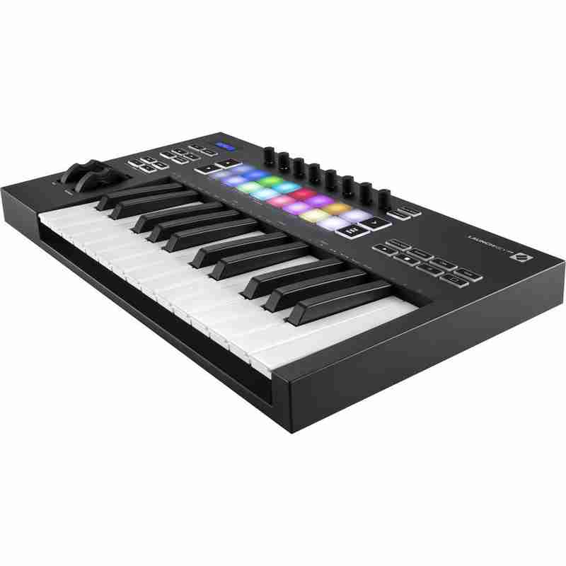 novation launchkey 25 mk3 teclado controlador midi usb (25 key)