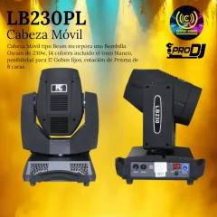 cabeza movil la lb230 pl pro light 7r 230watt