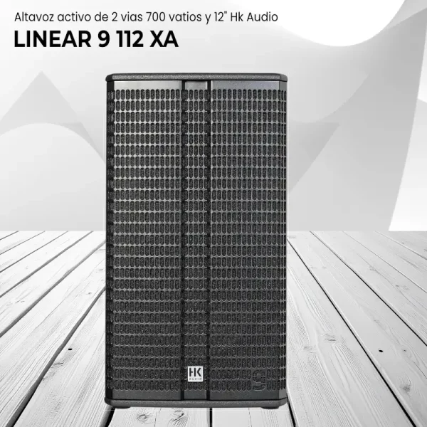 altavoz activo de 2 vias 700 vatios y 12" hk audio linear 9 112 xa
