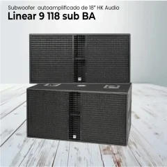 subwoofer autoamplificado de 18″ hk audio linear 9 118 sub ba