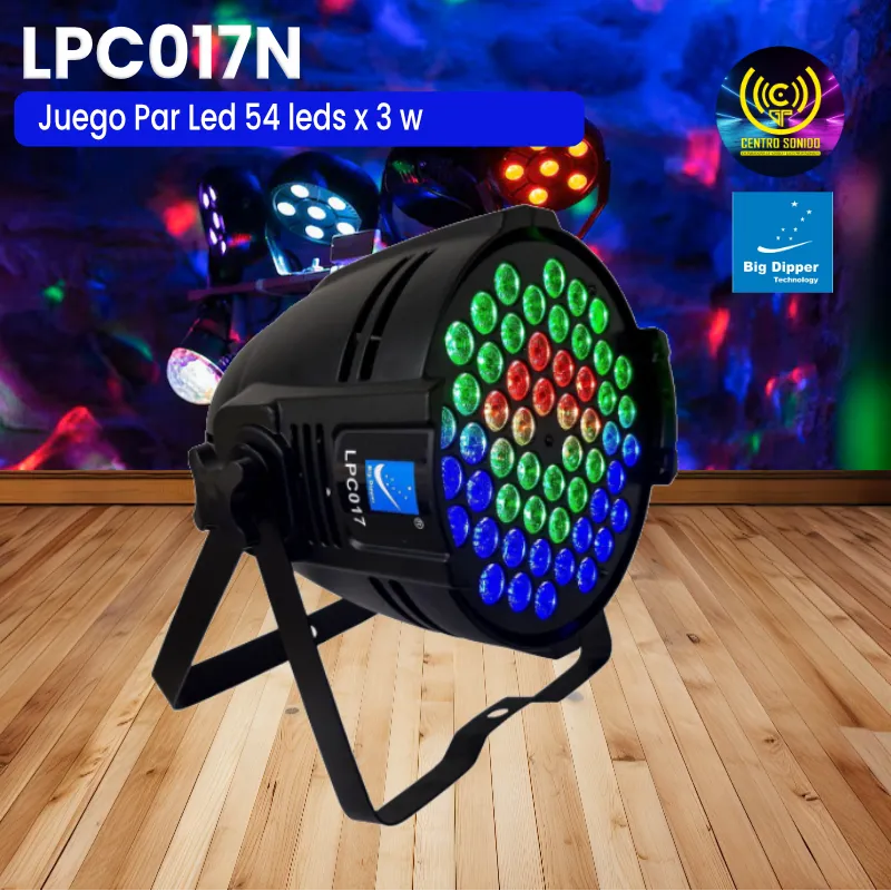 juego par led lpc017n big dipper 54 leds x 3 w