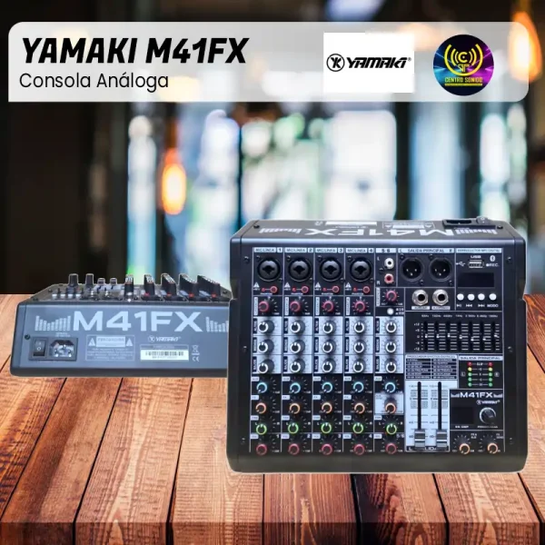 consola análoga yamaki m41fx