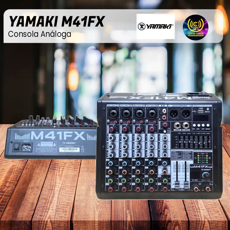 consola análoga yamaki m41fx