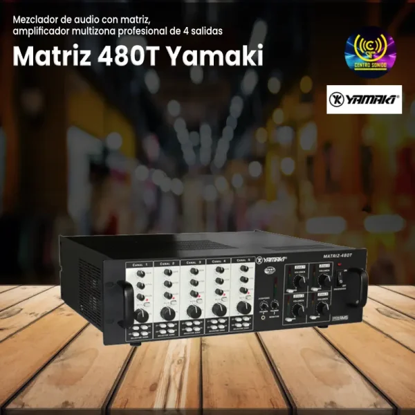 mezclador de audio con matriz