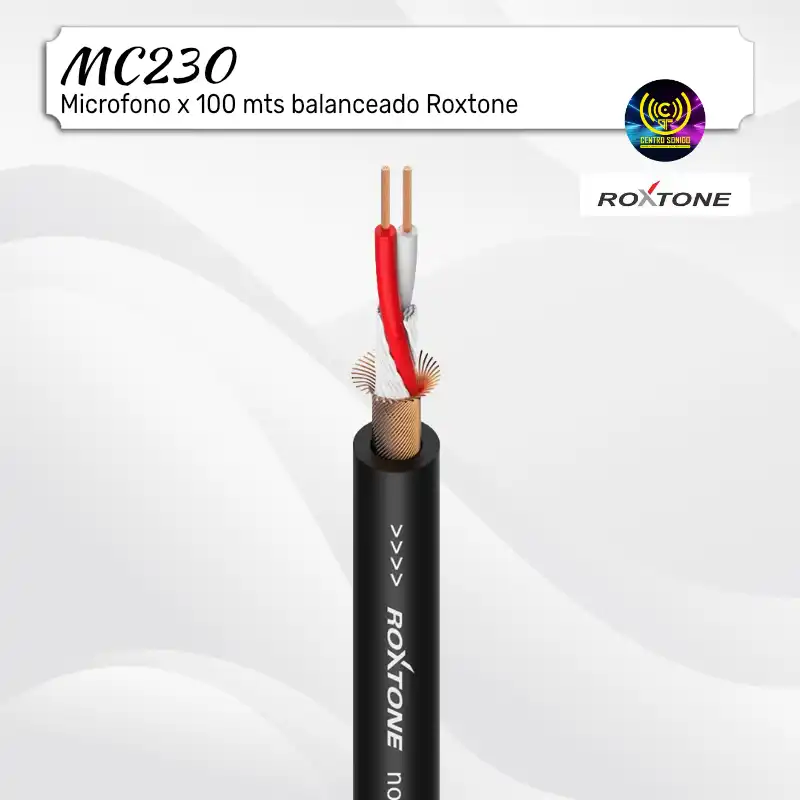 microfono x 100 mts balanceado mc230
