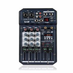 mezclador pro dj t4 reproductor usb bluetooth interfaz fx