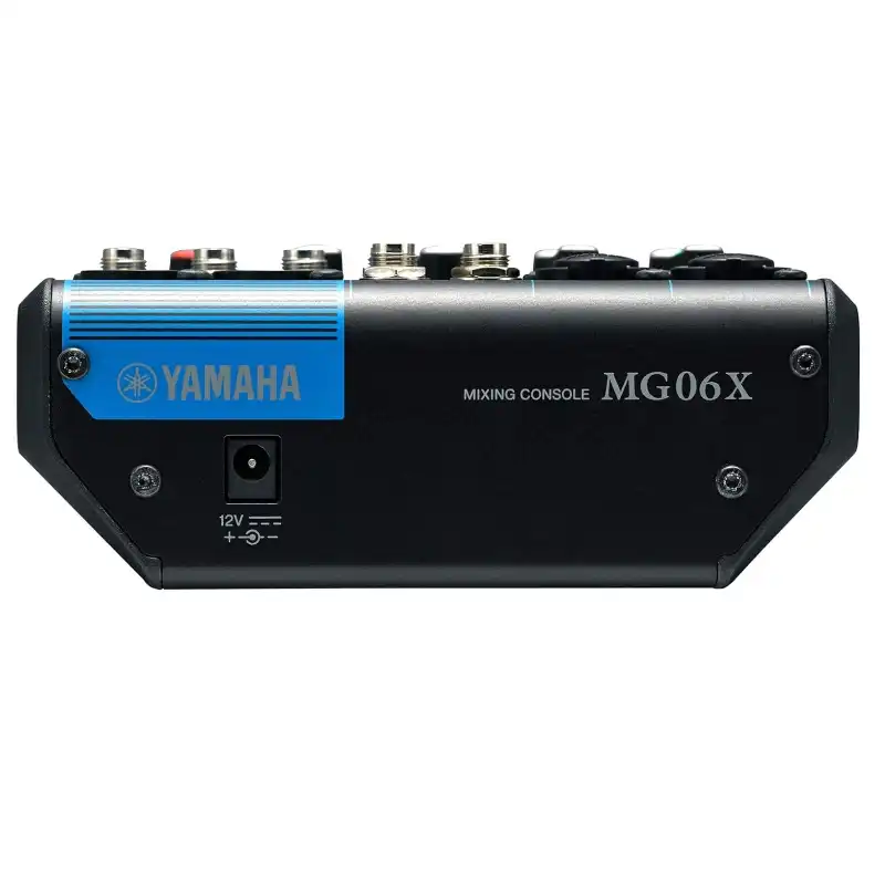 mezclador estéreo compacto de 6 entradas yamaha mg06