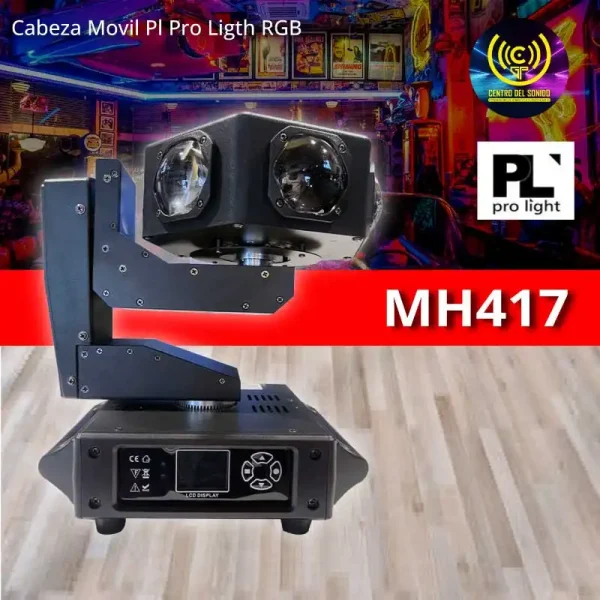 mh417 cabeza movil pl pro ligth rgb