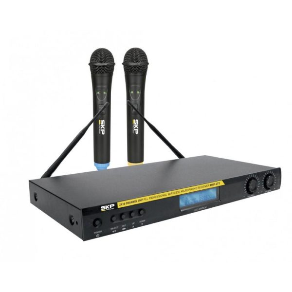 microfono doble uhf471 skp