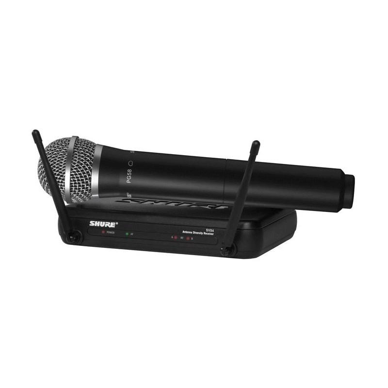 micrófono inalambrico svx24us/pg58 shure