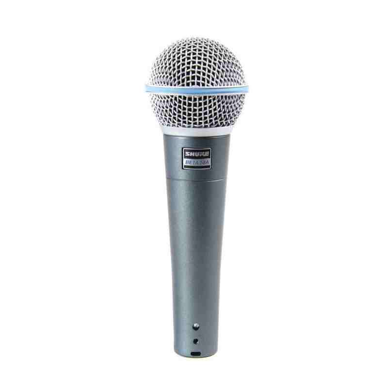 micrófono profesional vocal dinámico supercardioide shure beta58a