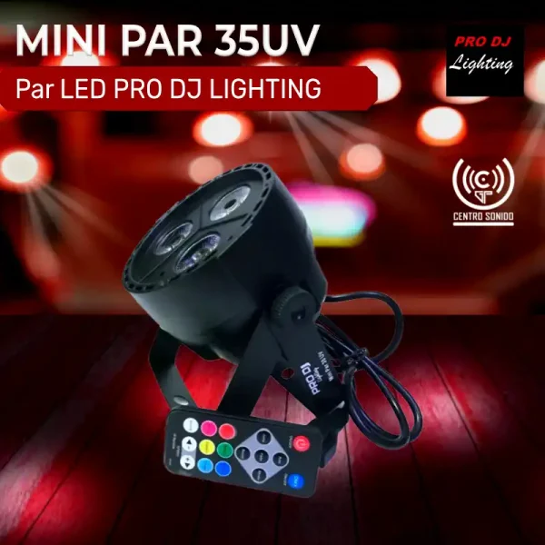 par led mini par 35uv pro dj lighting