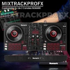 controlador dj de 2 canales numark mixtrackprofx