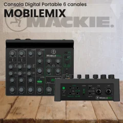 consola digital mackie mobilemix portable 6 canales