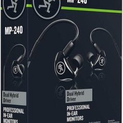 mackie mp 240 auriculares y monitores intrauditivos con controladores híbridos duales