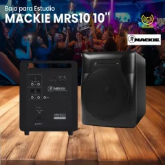 bajo para estudio mackie mrs10 10''