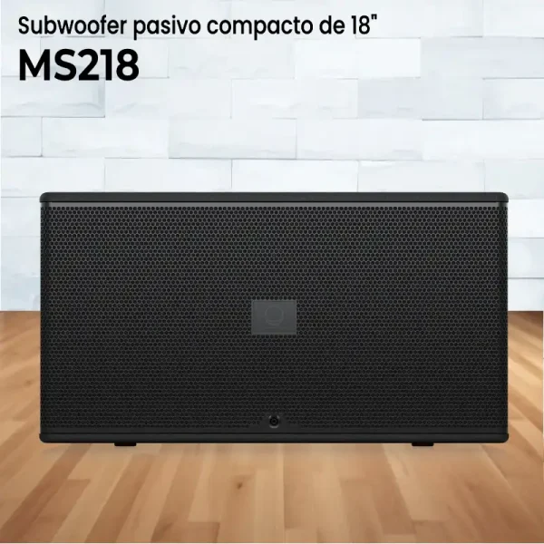 subwoofer pasivo compacto de 18"