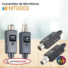 convertidor de micrófonos mtu002