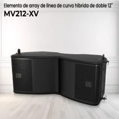mv212 xv de rango completo de 3 vías biamplificado matriz en línea dual compacto de 12"