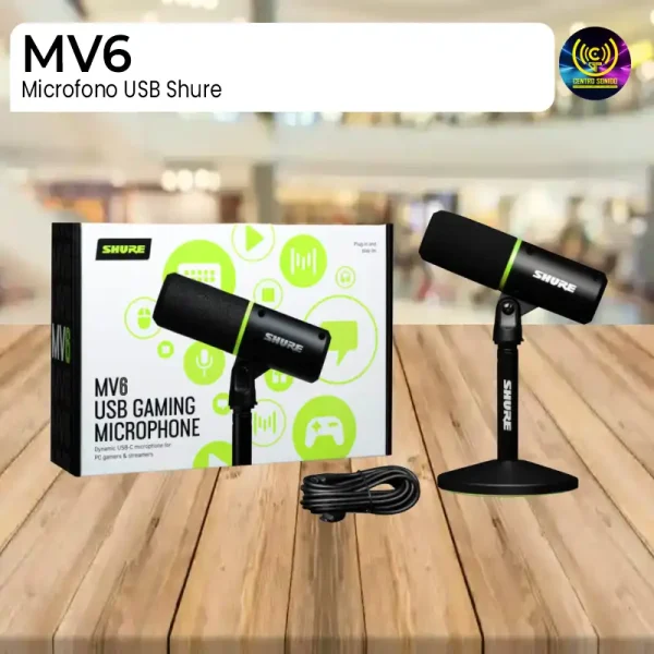 microfono shure usb mv6