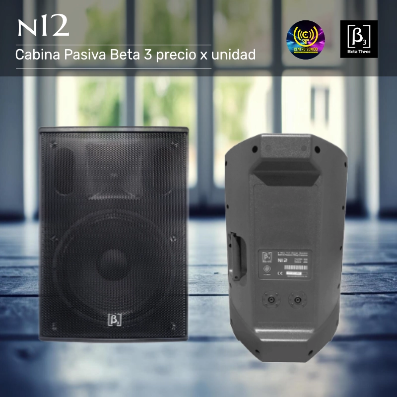 cabina pasiva n12 beta 3 precio x unidad