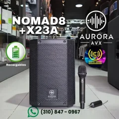 aurora nomad 8 parlante activo portatil de 8" ( incluye sistema x23)