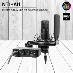 kit d estudio rode nt1+ai1