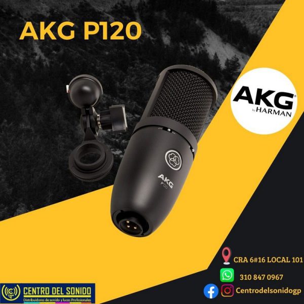 akg p120 micrófono para estudio de grabación