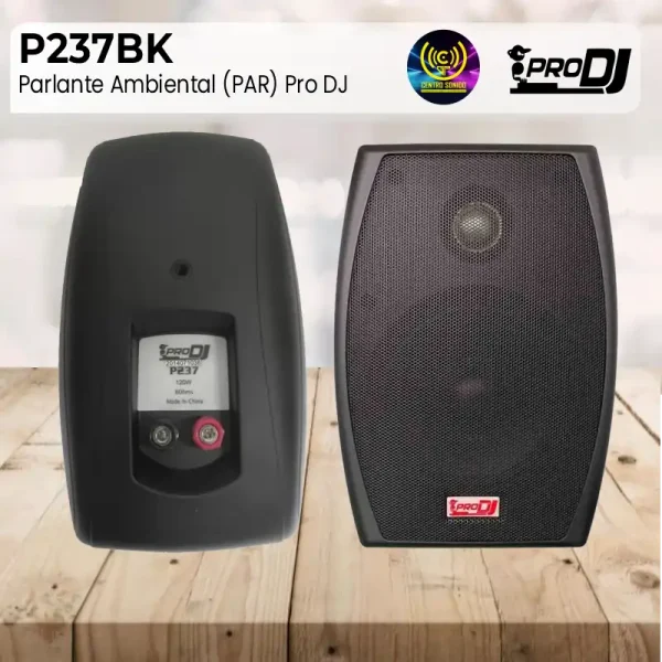 parlante ambiental p237bk (par) pro dj