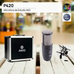 micrófono estudio akg p420