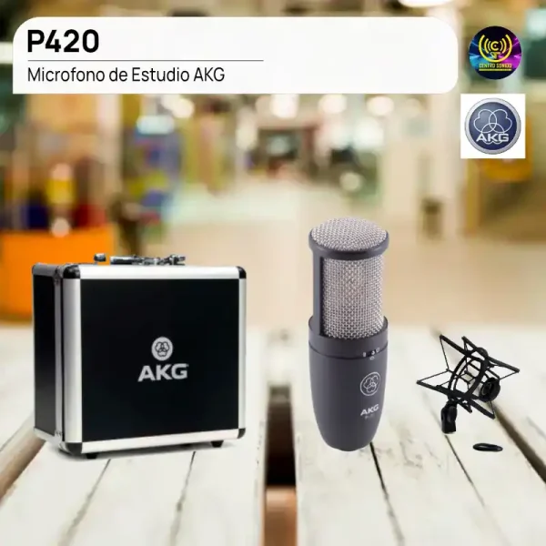 micrófono estudio akg p420