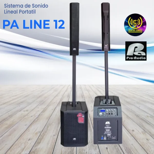 sistema de sonido lineal portatil pa line 12