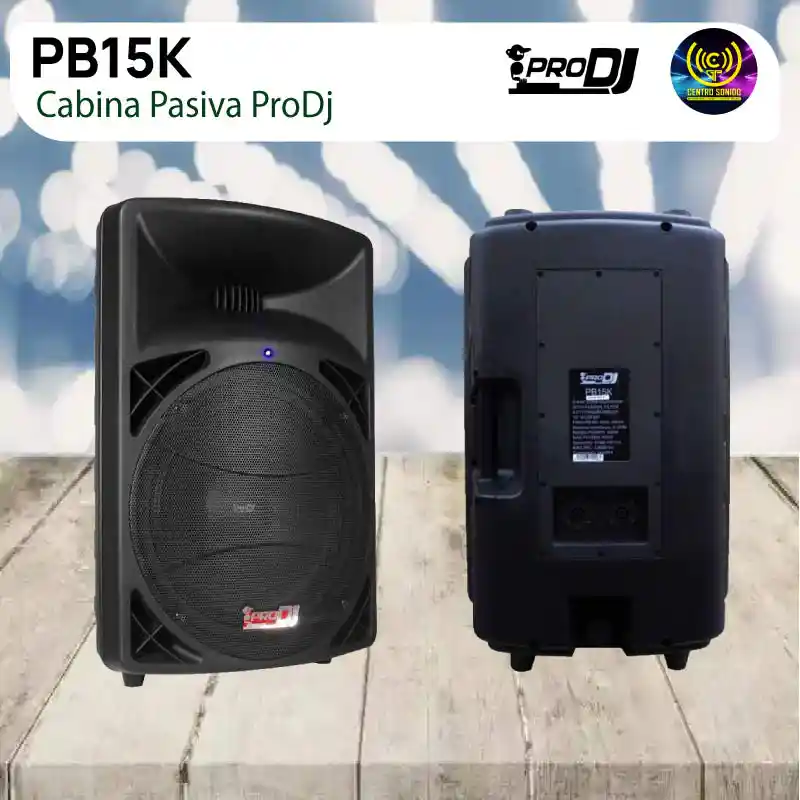 cabina pasiva pb15k pro dj