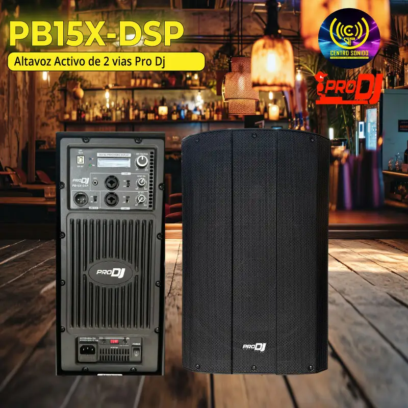 altavoz activo de 2 vias pb15x dsp prodj