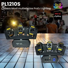 cabeza movil multiefectos pl1210s prodj lighting