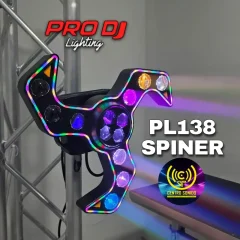 spiner cabeza movil pl138 prodj lighting