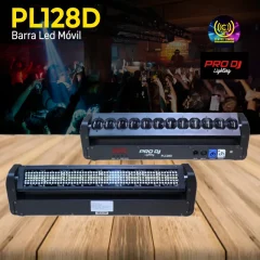 barra led móvil pro dj lighting pl128d