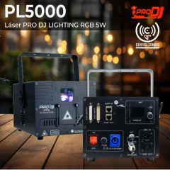 láser pl5000 rgb pro dj lighting rgb 5w